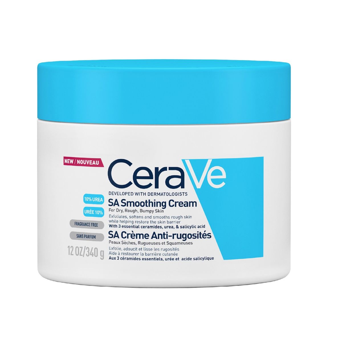 CeraVe SA Smoothing Salicylic Acid Cream 340mg