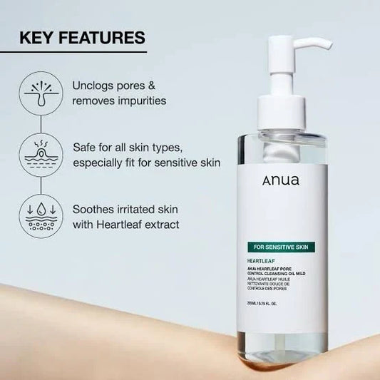 Anua - Heartleaf Pore Control Cleansing Oil Mild (200 ML)