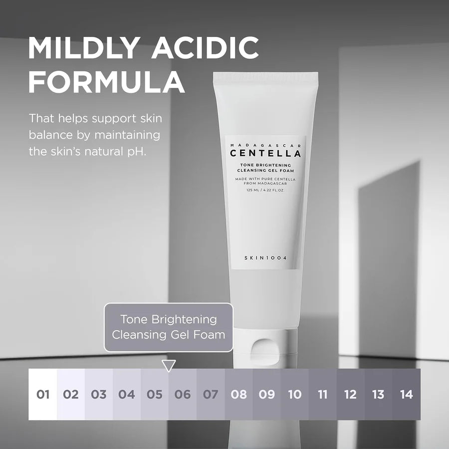 Skin 1004 Madagascar Centella Tone Brightening Cleansing Gel Foam