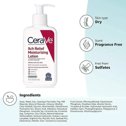 Cerave Itch Relief Moisturizing Lotion Dry Skin ( 237ML )