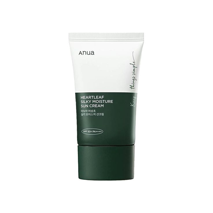 Anua Heartleaf Silky Moisture Sun Cream SPF 50+ PA++++