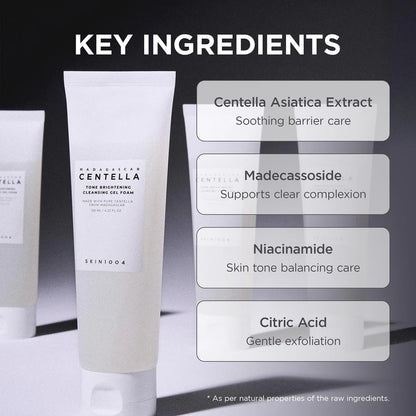 Skin 1004 Madagascar Centella Tone Brightening Cleansing Gel Foam